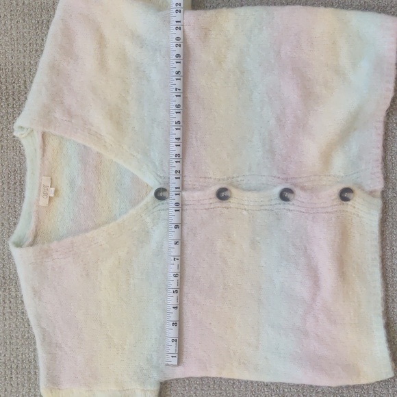 "Oddi" Pastel Rainbow Sweater - Size S/M - Picture 3 of 9